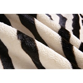 townssilk Area Rug Faux Zebra Print Rug 4.3x4.7 Feet Rug/Mat/Carpets for Home