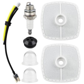 HUSWELL PB-250 PB-250LN ES-250 Air Filter Fuel Line Kit for Echo PB 250 PB 250LN PB-200 PB2100 Air Cleaner Blower Parts SRM210 SRM230 SRM225 HC-150 GT-200r GT-225 Tune Up Kit Trimmer Replace 90097Y
