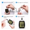 Glucometro Digital Medidor De Glucosa 50 Lancetas 50 Tiras Color