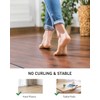 Clear Floor Mat for Home, 5'×8' Large Non-Slip Plastic Rug