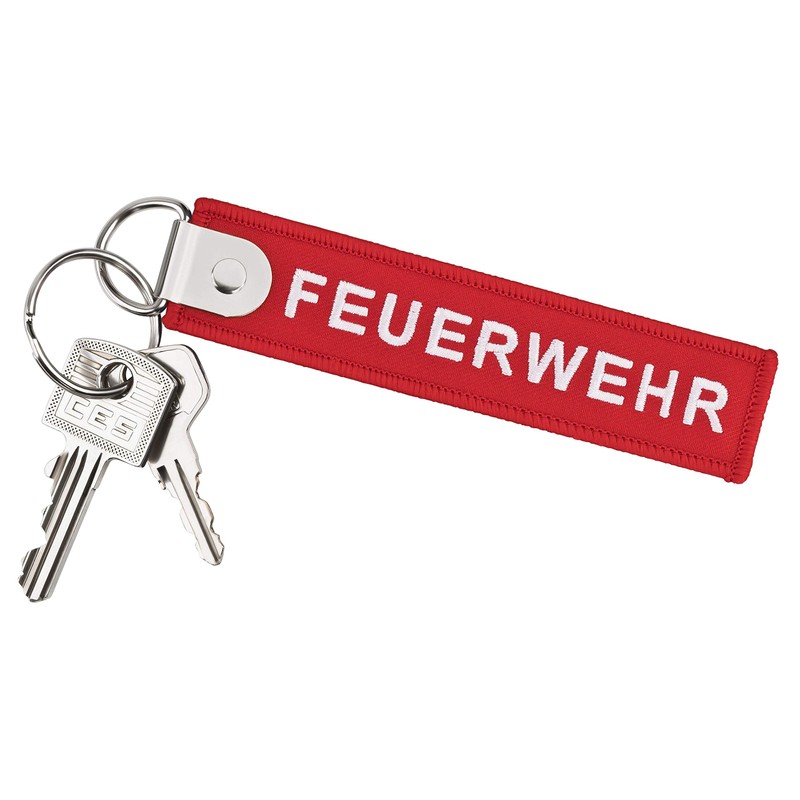 PACOTEX Fire Brigade Keyring Red 120 x 27 mm with
