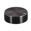 sourcing map 2 x Aluminium Volume Control Potentiometer Knurled Shaft