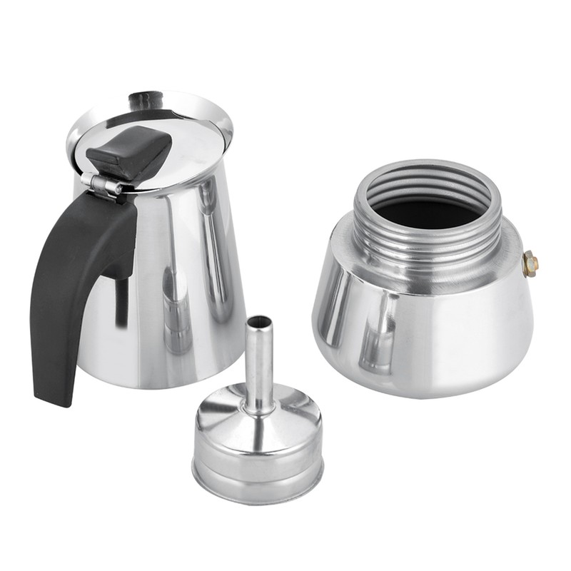 Portable Stainless Steel Coffee Pot Moka Espresso Maker Mocha Pot