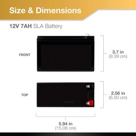 Compatible with Liftmaster K74-30762 (2) Batteries Beiter DC Power