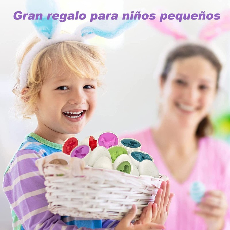Goodiomio Huevos a Juego de Color y Forma,Juegos Didacticos para