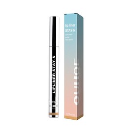 OUHOE Lip Gloss - Long-Lasting Nourishment, Waterproof Lip Volume Eyeliner Lipliner Cosmetic peel of flip liner Makeup Fall Gift - Color: dark brown lip liner