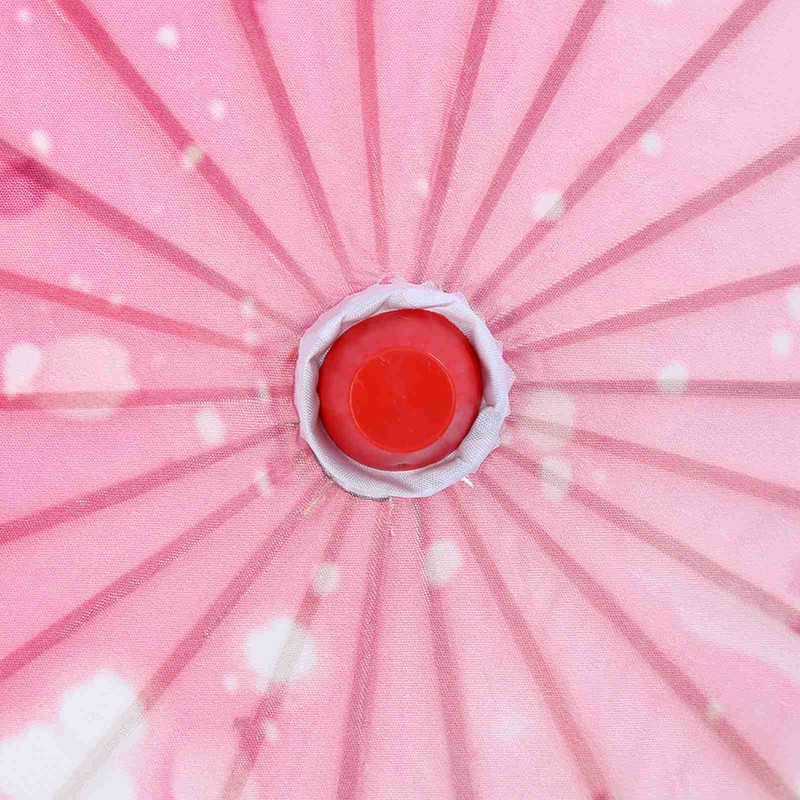 Women Handmade Umbrella Windproof Chinese Classical Dance Umbrella(Pink)