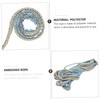 Operitacx Diy Decorative Twisted Cord Rope 4 Braided Satin Polyester