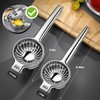 CCKO Exprimidor de limón, exprimidor manual de acero inoxidable, exprimidor