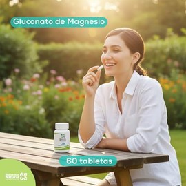 BIENESTAR NATURAL DEL TERAPEUTA KEVIN AVILA Gluconato de Magnesio 60 tabletas | Energía, relajación muscular y sistema nervioso