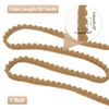 sourcing map 25 Yards Pom Pom Trim Ribbon, 0.5" Wide