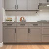 Ravinte 1 Pack 6 inch Cabinet Pulls Matte Black Stainless