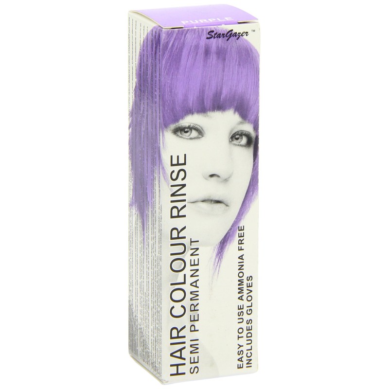 StarGazer Semi Permanent Hair Color - PURPLE - Amonia Free