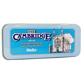 HELIX CAMBRIDGE MATHS SET GEOMETRY RULER SET SQUARE PROTRACTOR SCHOOL SET in TIN