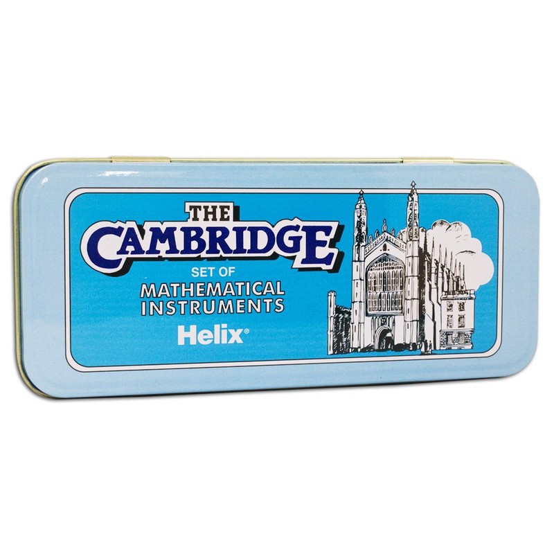 HELIX CAMBRIDGE MATHS SET GEOMETRY RULER SET SQUARE PROTRACTOR SCHOOL