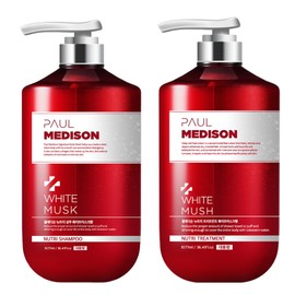 Paul Madison Nutri Shampoo Treatment 2-Piece Set Baby Powder White Musk Nutri Shampoo White Musk 1ea / 폴메디슨 뉴트리 샴프 트리트먼트 2종세트 베이비파우더 화이트머스크 뉴트리샴푸화이트머스크 1개