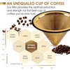 Stainless Steel Coffee Filter Compatible with Chemex Hario Bodum &