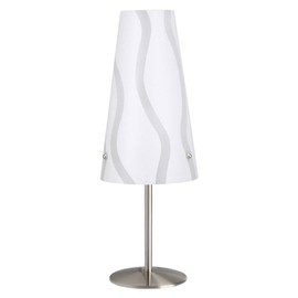 white-colored table lamp Isi, 02747/05 Brilliant