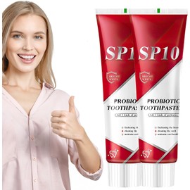 "2PCS SP 10 Probiotic Whitening Toothpaste – Dental & Spry Probiotic for Brighter Teeth & Improved Oral Health