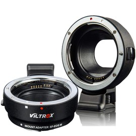 VILTROX EF-EOS M Lens Adapter Electronic Auto Focus EF-M Adapter AF Lens Mount Converter for Canon EOS EF/EF-S Lens to Canon EOS M Mount Camera EOS M100 M50 M2 M3 M10 M6 M5 II M200