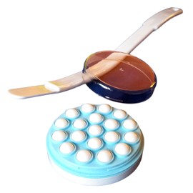 Spa Relaxus Long Reach Lotion Applicator, Container and Massager. 19 Rotating Balls. 17"