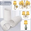 Set of 10 Small Lamp Shade Chandelier Lamp Shades, 4