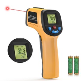 Kereinpo Infrared Thermometer Laser Temperature Gun, Digital IR Meat Thermometer for Cooking,Food,Pizza Oven Grill,Heat Gun for Outdoor Indoor Surface Temp GM550-58°F ~1022°F,Handheld Non Contact Gun