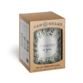 CAN-O-GRAMS Fillable Sympathy Gift Canister Set (Sympathy Cans) Fill With Goodies To Cheer Someone Up, Family, Friends Or Events - Gift Box Replacement Can For Presents, Money, Gift cards, Candy