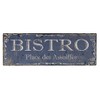 MAISONICA 40cm Long Blue Shabby Vintage Chic French Bistro Restaurant
