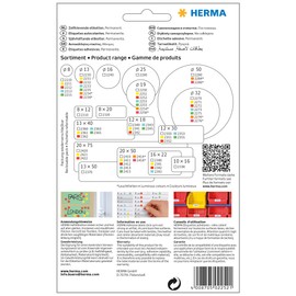 Herma Multi-Purpose Labels / Coloured Dots ø 19 mm