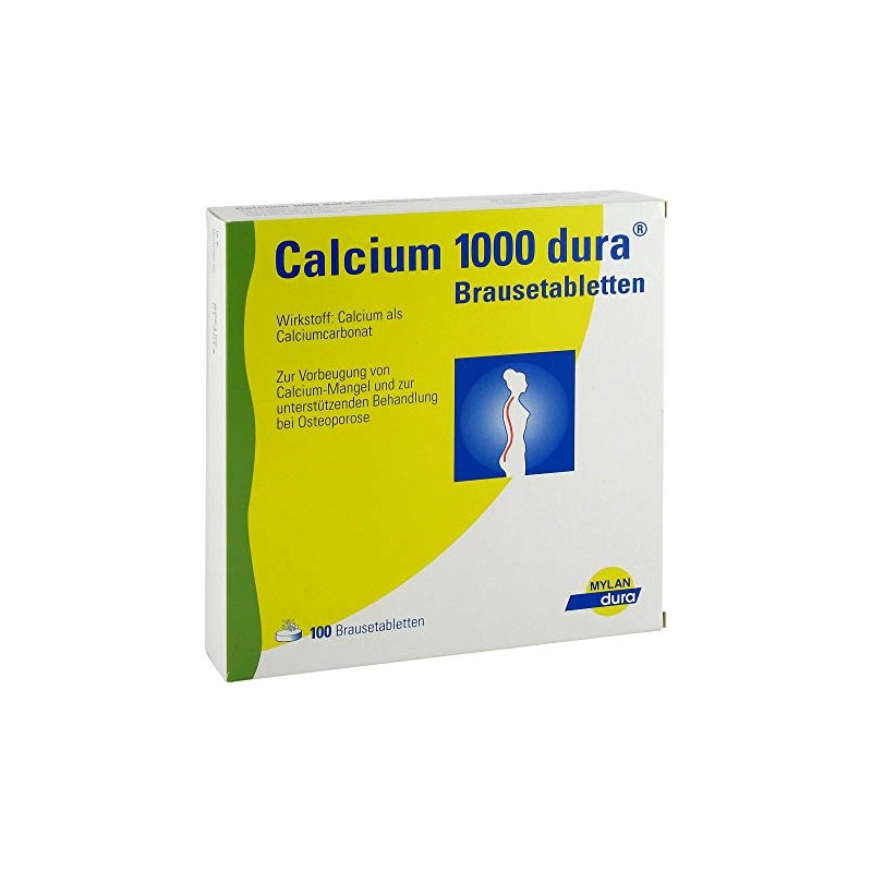 Calcium 1000 Dura Effervescent Tablets