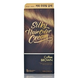 [The Face Shop] The Face Shop Stylist Silky Hair Color Cream Coffee Milky Brown / [더페이스샵] 더페이스샵 스타일리스트 실키 헤어 컬러 크림 커피 우유빛 갈색