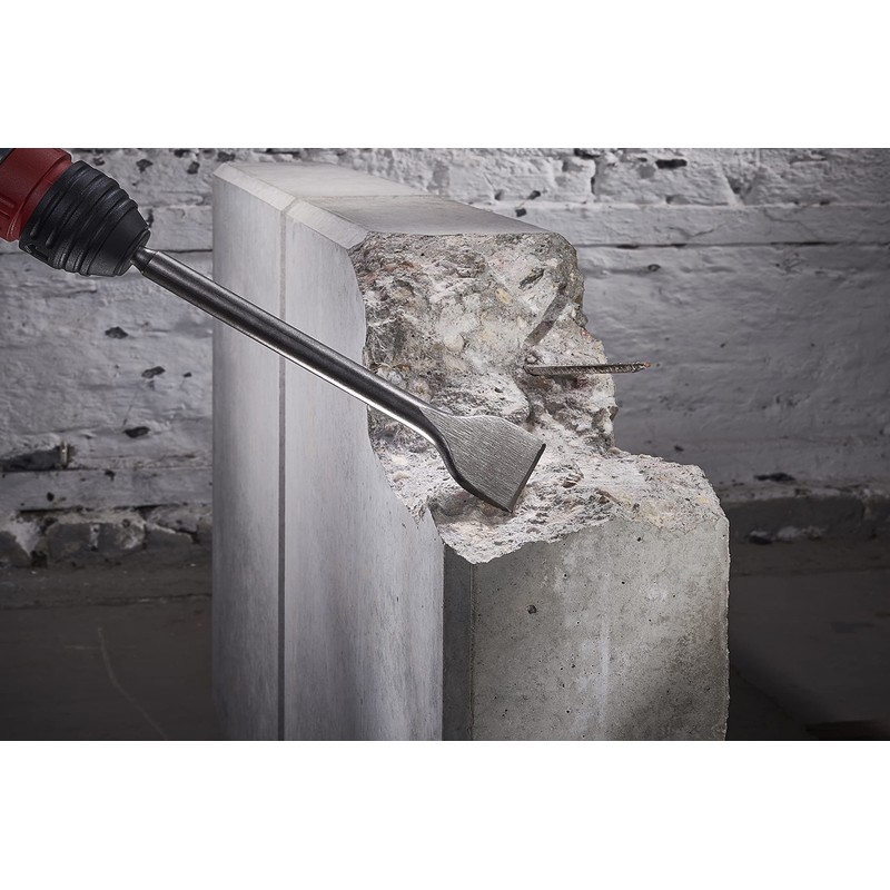 wolfcraft 7914000 Meißel-Set mit SDS-plus Schaft, 0 W, 0 V,