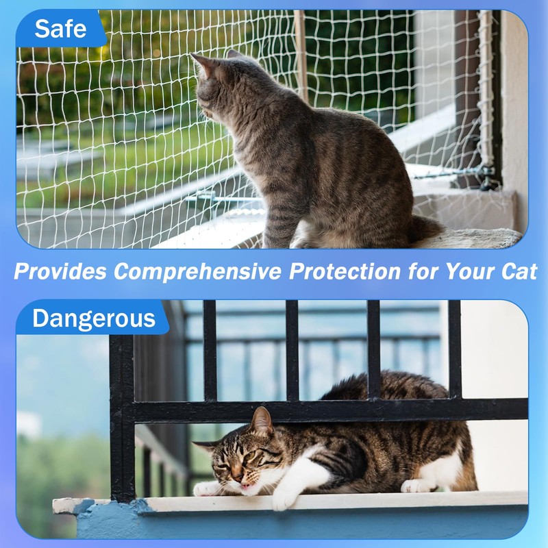 Corpower Cat Net for Balcony, Cat Protection Net 10 x