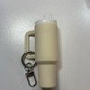 Mini Tumbler (Cup only) with Keychain:_Cream