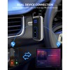 [Upgraded] Bluetooth 5.3 AUX Adapter for Car, [LED Screen] [Noise