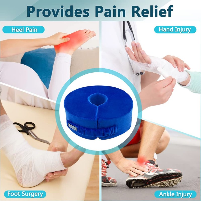 Foot Elevation Pillow Ankle Heel Cushion Wedge Foot Support Elevated