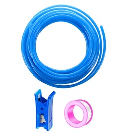 HAXIHA Pneumatic Hose Blue 8 mm OD 5 mm ID Polyurethane PU Air Hose Pipe Set, Compressed Air Hose, 12 Metres, 39.4 ft PU Hose is Suitable for Pneumatic Devices and Air Compressor