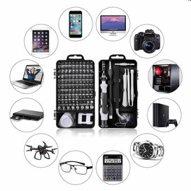 EFAITHFIX Precision Screwdriver Set, Professional 115 in 1 Magnetic Repair Tool Kit for Computer, Mobile Phone, Laptop, Tablet, Game Console, Watch, Camera, Eyeglasses, Electronics, DIY Projects, etc