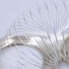 LEONTOOL 100 Loop Memory Wire Silver for Bracelet Making Memory