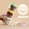 4 Pack 250 ml Overnight Oats Jars, Preserving Jars with