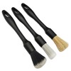 3 x Specialist Detailing Brushes for Car Cleaning Vents, Dash,