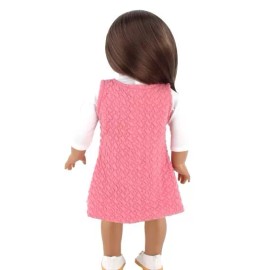 JustAskJoyce Collection Activewear, Trending Now! Rose-Pink Jumper for American Girl Dolls