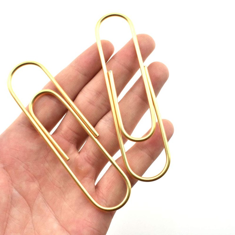 HAHIYO Paperclips 4 inch (100mm) Extra Large Paper Clips Sturdy