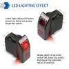 FXC FXC Rocker Switch 5Pin Laser On/Off Red LED Light