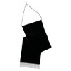 Deitert Mourning Pile Black Velvet with Silver Fringes – Length
