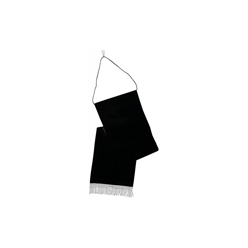 Deitert Mourning Pile Black Velvet with Silver Fringes – Length
