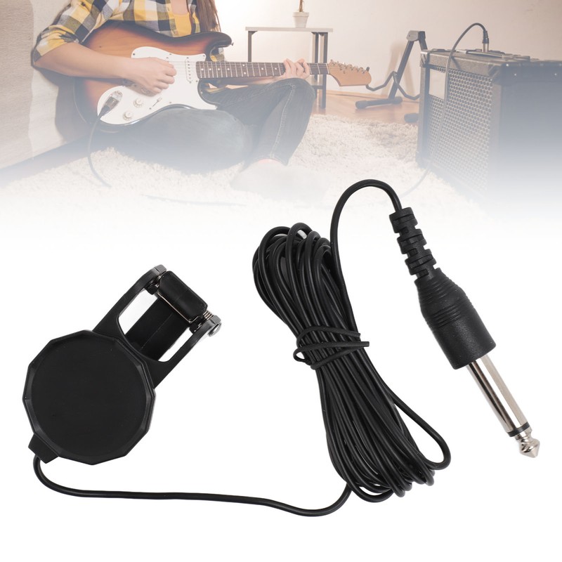 6.35mm Jack Clip On Pickup Clip On Acoustic Guitar Pickup
