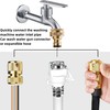 Brass Tap Connector for 1/2 Inch & 3/4 Inch Taps,