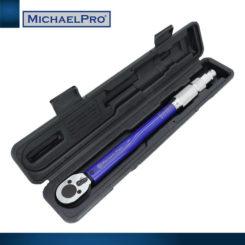 MichaelPro 3/8-Inch Drive Click Torque Wrench, 10 – 80 ft-lb